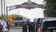 MAY 6: Emergency personnel work the scene of a shooting at Allen Premium Outlets on May 6, 2023 in Allen, Texas. Photo by Stewart F. House / GETTY IMAGES NORTH AMERICA / Getty Images via AFP