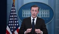 US National Security Adviser Jake Sullivan speaks during the daily briefing at the White House in Washington, DC, on December 12, 2022.  (Photo by Brendan Smialowski / AFP)
