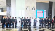 Indonesian judges pose with officials from Qatar Supreme Judiciary Council.