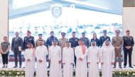 Prime Minister and Minister of Foreign Affairs H E Sheikh Mohammed bin Abdulrahman bin Jassim Al Thani, Deputy Prime Minister and Minister of State for Defence Affairs H E Dr Khalid bin Mohamed Al Attiyah, Minister of Interior H E Sheikh Khalifa bin Hamad bin Khalifa Al Thani and other dignitaries and members of the security committee at the event yesterday.
