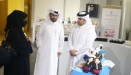 Guests and officials during the “From the Homeland” exhibition.