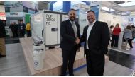 Officials from Qatar Airways Cargo and Envirotainer 