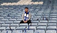 A Leicester City's fan reacts at the end of the English Premier League football match between Leicester City and West Ham United at King Power Stadium in Leicester, central England on May 28, 2023. (Photo by Darren Staples / AFP) 