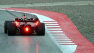 Red Bull's Dutch driver Max Verstappen takes part in the third free practice session of the Spanish Formula One Grand Prix at the Circuit de Catalunya on June 3, 2023 in Montmelo, on the outskirts of Barcelona. (Photo by Lluis GENE / AFP)