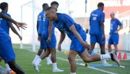 France's forward Kylian Mbappe attends a training session at the Algarve stadium, in Faro on June 15, 2023, on the eve of their UEFA Euro 2024 group B qualification football match against Gibraltar. (Photo by Franck Fife / AFP)