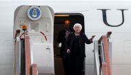 US Treasury Secretary Janet Yellen arrives at Beijing Capital International Airport in Beijing on July 6, 2023.  Photo by Mark Schiefelbein / POOL / AFP