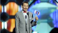 (FILES) US actor Paul Reubens 'Pee-wee Herman' speaks onstage at the 10th Annual TV Land Awards at the Lexington Avenue Armory in New York City on April 14, 2012. (Photo by Andrew H. Walker / GETTY IMAGES NORTH AMERICA / AFP)

