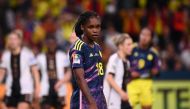 Colombia's forward #18 Linda Caicedo looks on during the Australia and New Zealand 2023 Women's World Cup Group H football match between Germany and Colombia at Sydney Football Stadium in Sydney on July 30, 2023. (Photo by Franck Fife / AFP)

