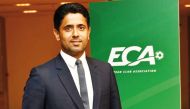 Nasser Al Khelaifi at the 30th General Assembly of ECA in Berlin.