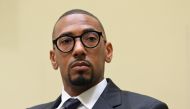 (FILES) Former Bayern Munich's German defender Jerome Boateng waits prior to the start of the third day in his appeal trial at a courtroom of the regional court in Munich, southern Germany, on November 2, 2022. (Photo by Christof STACHE / AFP)
