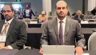 Chairman of QGOSM Eng. Mohammed bin Saud Al Musallam and other delegates from Qatar during the event.