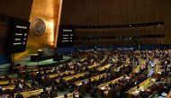 The UN General Assembly votes for an 