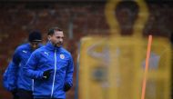File photo: Leicester City's English midfielder Danny Drinkwater attends a team training session at Leicester City's training ground in Leicester, central England, on November 21, 2016. AFP / Oli SCARFF

