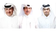 FROM LEFT: Chairman of the Board of Directors at Vodafone Qatar, Abdulla Nasser Al Misnad; Managing Director at Vodafone Qatar, Rashid Fahad Al Naimi; and Chief Executive Officer at Vodafone Qatar, Sheikh Hamad Abdulla Jassim Al Thani