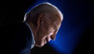 US President Joe Biden during an event at the Stupak Community Center in Las Vegas, Nevada, on March 19, 2024. Photo Credit: Brendan Smialowski / AFP.