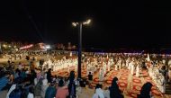  Participants during one of the Eid celebrations activities at Katara.