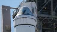 Boeing Starliner spacecraft sits atop a United Launch Alliance Atlas V rocket at Space Launch Complex 41 ahead of NASA Boeing Crew Flight Test on May 05, 2024 in Cape Canaveral, Florida. Photo by JOE RAEDLE / GETTY IMAGES NORTH AMERICA / Getty Images via AFP.