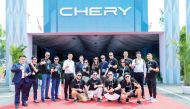 Chery officials during the Eco Exhibition in Wuhu, China.