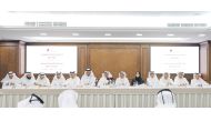QC Chairman, Sheikh Khalifa bin Jassim Al Thani with other board members during the GAM.