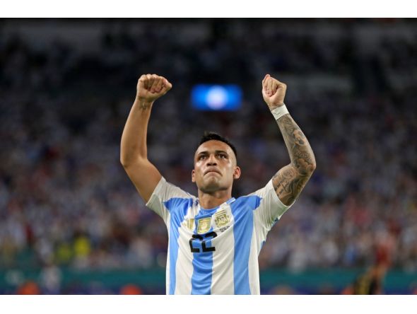 AFP File photo of the Argentinean forward Lautaro Martinez