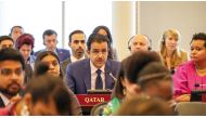 Ambassador of  Qatar to the Netherlands H E Dr. Mutlaq bin Majid Al Qahtani attends OPCW’s Executive Council session.