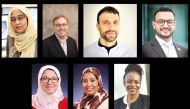 Left to right (from top row): Dr. Amal Khidir, Dr. Timothy C. Guetterman, Dr. Sergi Fàbregues, Dr. Meshari F Alwashmi, Dr. Maha Elnashar, Huda Abdelrahim and Dr. Phyllis Muffuh Navti.
