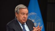 United Nations Secretary-General Antonio Guterres. Pic: Qatar News Agency 