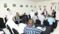 Farmers participating in training session organised by the Ministry of Municipality.