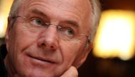 (FILES) Ivory Coast team coach Sven-Goran Eriksson of Sweden gestures during a press conference on May 20, 2010 in Montreux, Switzerland, ahead of the FIFA World Cup 2010 in South Africa. (Photo by Fabrice COFFRINI / AFP)
