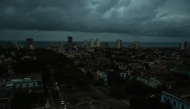 A general view of the city during a nationwide blackout caused by a grid failure in Havana, taken on October 18, 2024. (Photo by Yamil Lage / AFP)