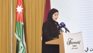 President of GANHRI H E Maryam bint Abdullah Al Attiyah addressing the conference in Amman, Jordan.