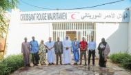 A medical delegation from HMC and Sidra Medicine headed by Dr. Mohamed Salah Ibrahim, Director of Relief and International Programs Division at QRCS during their visit to Mauritania.