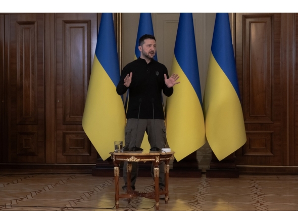 file photo of Ukraine president Volodymyr Zelensky