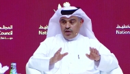 Minister of Finance H E Ali bin Ahmed Al Kuwari speaking during the National Development Forum on March 18.
