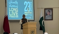 Ambassador of Pakistan to Qatar, H E Muhammad Aamer, addressing the gathering.