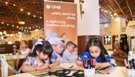 Children taking part in an activity of Ramadan sustainability week.