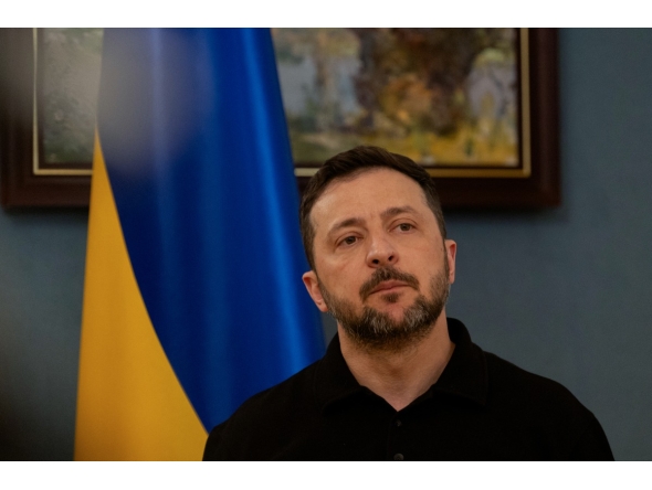 File photo of Ukrainian President Volodymyr Zelensky.