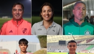 Clockwise from top left: Juan Borelli, Fabimar Benavides, Wellington Ramos, Thiago Marin and Gustavo Bertozzi