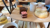 A photo of the tea set circulating on social media platform X, formerly known as Twitter. 