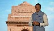 Indigo CEO Pieter Elbers addresses a media briefing in New Delhi on May 30, 2025. (Photo by Money Sharma / AFP)
