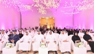 Secretary-General of the National Planning Council, Dr. Abdulaziz bin Nasser bin Mubarak Al Khalifa along with other officials during the launch ceremony.