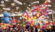 Children having fun on the first day of Qatar Toy Festival at DECC.