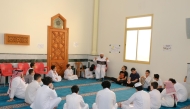Children attending the summer programme at one of the centres.