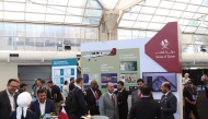Participants at the ministry's pavilion during the conference.