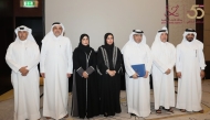 Workers’ Support and Insurance Fund and QCPA officials during signing of the memorandum of cooperation.