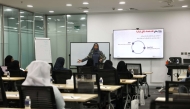Participants during an awareness workshop.