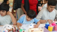 Participants engage in an activity during the summer programme.
