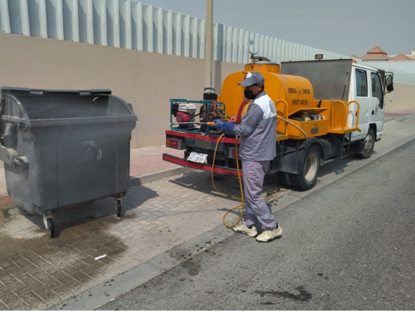 File photo of a pest control drive in Al Wakrah. 