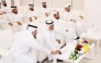 Minister of Awqaf and Islamic Affairs H E Ghanem bin Shaheen bin Ghanem Al Ghanim inaugurating the “AI Live Fatwas” service.