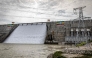 A general view of the Grand Ethiopian Renaissance Dam (GERD) ahead of its official inauguration ceremony in Guba, on September 9, 2025. (Photo by Luis TATO / AFP)